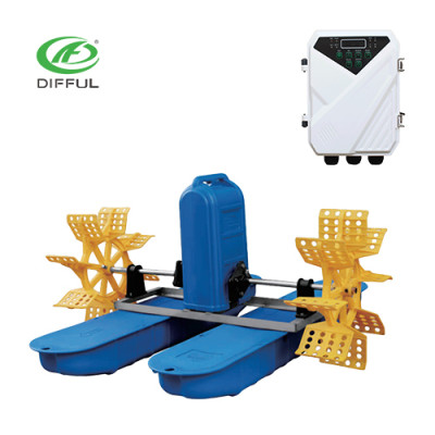 DIFFUL Solar Paddle Wheel Aerator | DC Brushless Motor Pump | Contains MPPT Controller | Solar Water Pump Factory