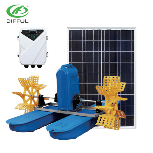 DIFFUL Solar-Schaufelradbelüfter | Bürstenlose DC-Motorpumpe | Enthält MPPT-Controller | Fabrik für Solarwasserpumpen