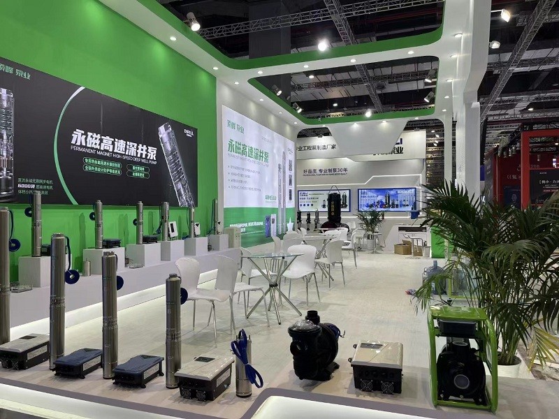 حلول المضخات الشمسية المبتكرة في معرض المضخات في شنغهاي