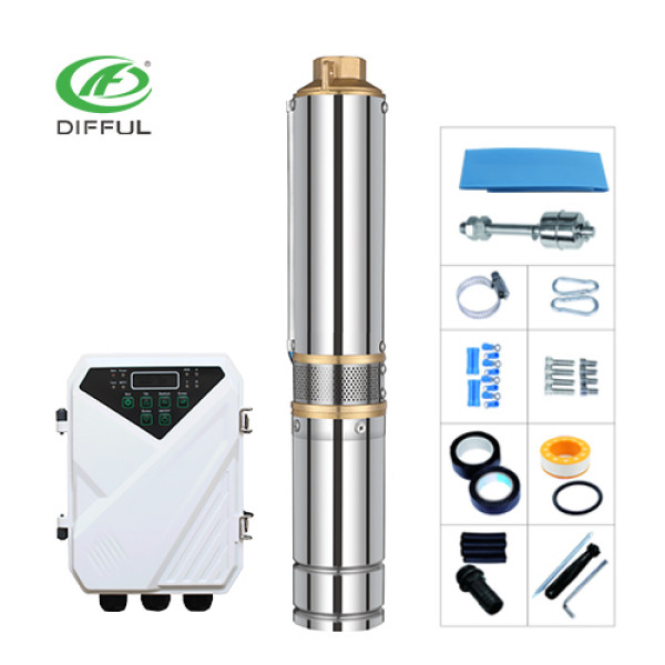 4inch solar submersible pump Large Flow Suitable for large area irrigation Factory direct sales