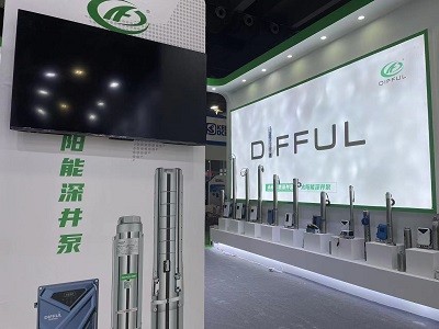 Zhejiang Difful Solar Pump Company at the Canton Fair PV Exhibition, Showing Excellent Pump Technology