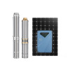 4"AC/DC brushless solar pump with plastic impeller(3KW-4KW), 2 designs for option, DIFFUL solar pump manufacturers, water pump supplier, solar pump factory