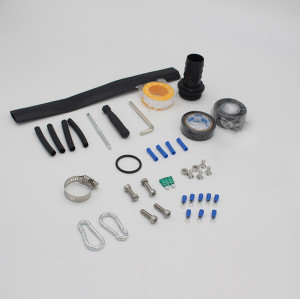 4 inch water-cooled HV DC brushless solar water pump with external controller and plastic impeller