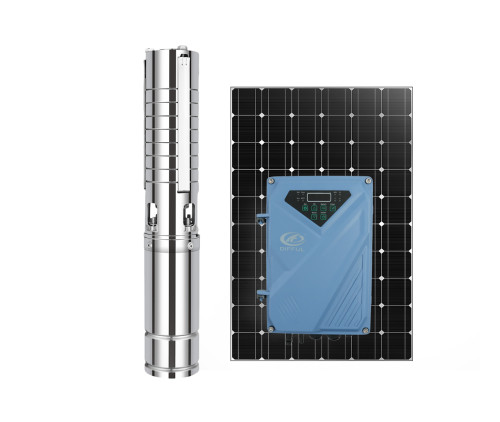 4"AC/DC brushless solar pump with S/S impeller(3KW-4KW), solar power water pump manufacturers