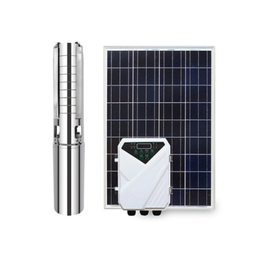 4 inch water-cooled HV DC brushless solar water pump with external controller with S/S impeller