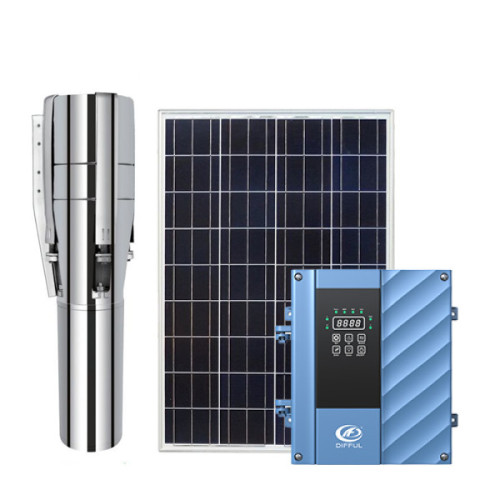 4/6 inch water-cooled AC/DC brushless solar water pump with external controller with S/S impeller