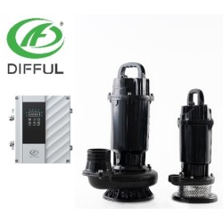 Large flow HV solar submersible pump, wide voltage range, solar submersible pump manufacturer，agricultural irrigation