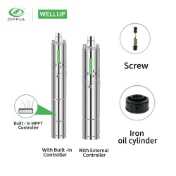 3Inch / 4Inch DC Brushless Screw Solar Pump | 4500 RPM DIFFUL  ＆WELLUP WATER PUMP | Household Water Supply And Irrigation