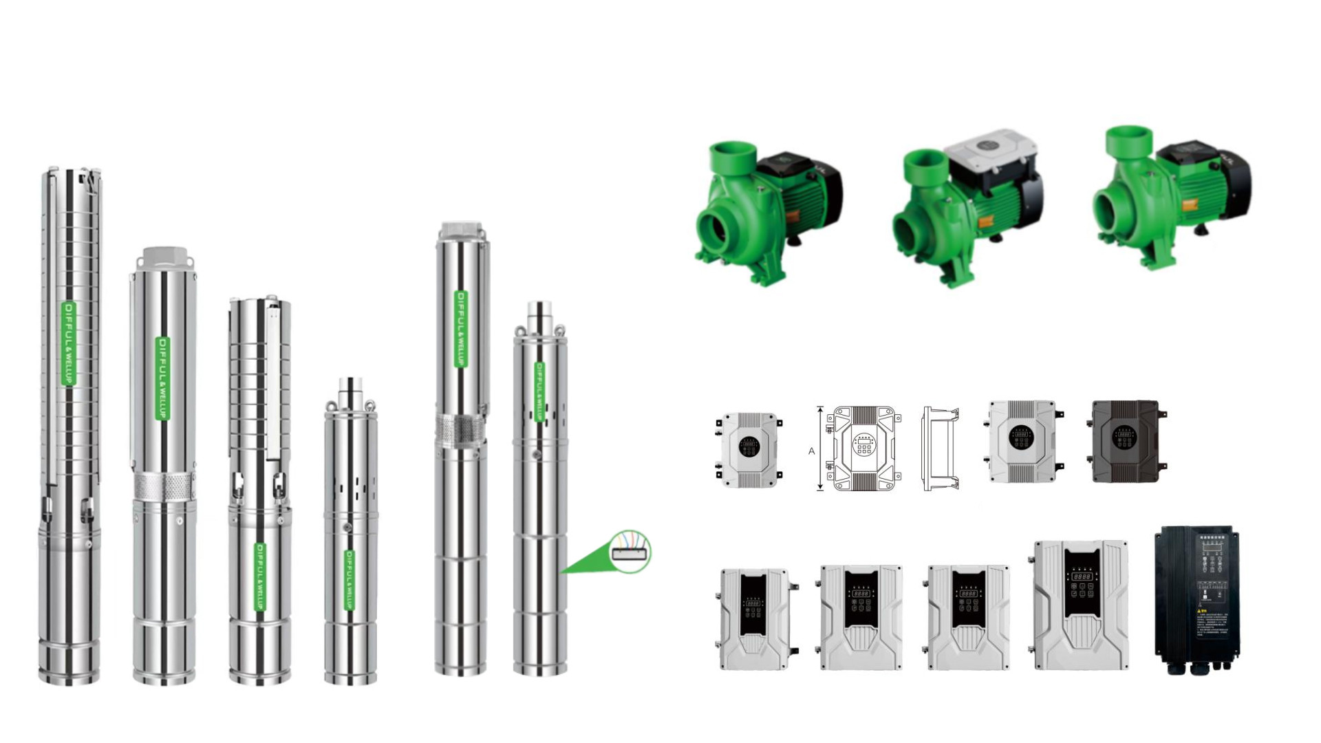 DIFFUL&WELLUP 4500RPM Solar Water Pump Are Coming!