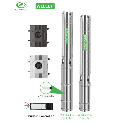 3"AC/DC&WIDE VOLTAGE BRUSHLESS SOLAR PUMP WITH S/S IMPELLER | 4500 RPM SOLAR PUMP| Brand-new pumps for sales