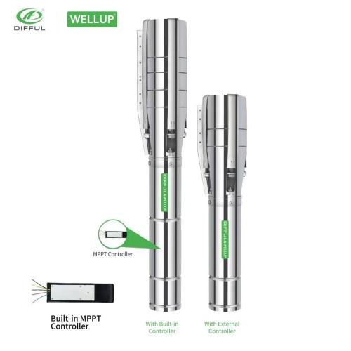 4Inch/6Inch AC/DC&WIDE VOLTAGE BRUSHLESS SOLAR PUMP WITH S/S IMPELLER | 4500 RPM DIFFUL &WELLUP WATER PUMP |agricultural Irrigation /household water supply