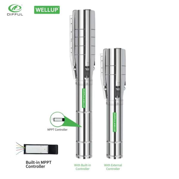 4Inch/6Inch AC/DC&WIDE VOLTAGE BRUSHLESS SOLAR PUMP WITH S/S IMPELLER | 4500 RPM DIFFUL &WELLUP WATER PUMP |agricultural Irrigation /household water supply