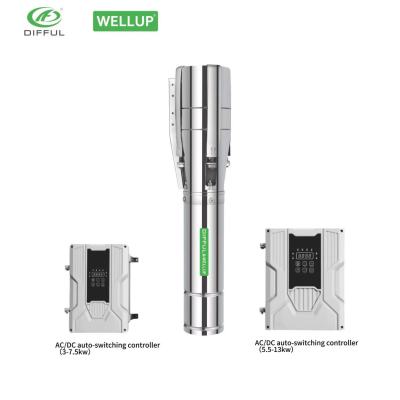 4Inch6Inch AC/DC&(3KW-7.5KW) BRUSHLESS SOLAR PUMP WITH S/S IMPELLER | 4500 RPM DIFFUL &WELLUP WATER PUMP | Agricultural irrigation, household water supply