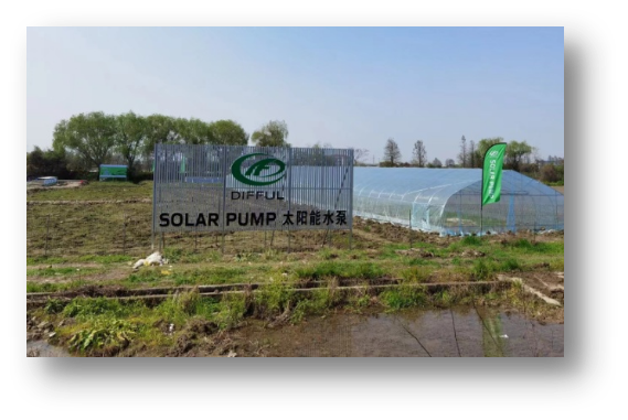 solar pump farmland test experimental field