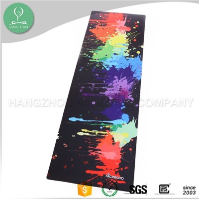Top quality printed ECO rubber yoga mat