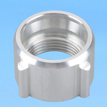 OEM custom Non-standard precision CNC aluminum knurled insert nut for plastic