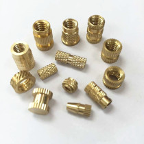 Custom Made Brass Threaded Insert,Brass Barrel Nuts For Plastic