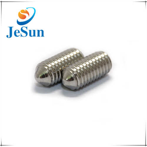 Stainless Steel Embossing Slotted Set Screws with Cone