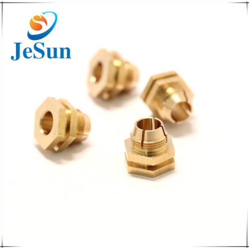 Special machinery brass screws and fasteners with knurling