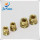 Double-Twilll Knurled Brass Threaded Insert Nut