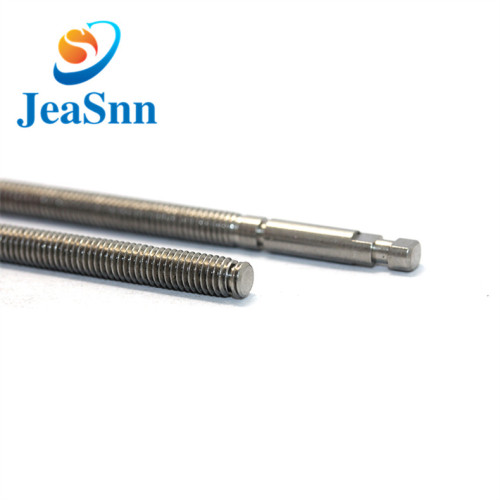 High precision machined knurled stainless steel shafts
