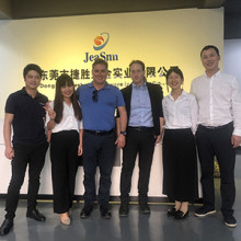 Israeli customers who have cooperated with us for three years visited our factory