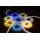 Different Single Color SMD5050 60leds/m 220V Led Strip Lights with CE, RoHS Certificates