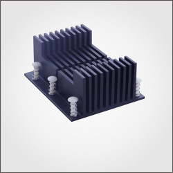 Anodized Square Shape aluminum extrusion heatsink for Industry profile heatsink