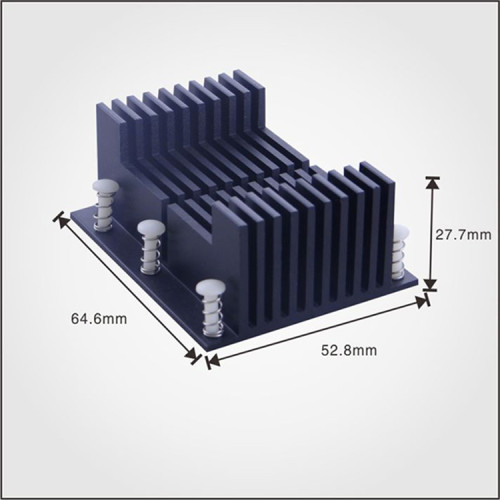 Anodized Square Shape aluminum extrusion heatsink for Industry profile heatsink