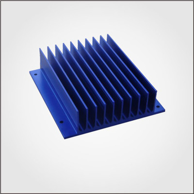 Anodized Square Shape aluminum extrusion heatsink for Industry profile heat sink