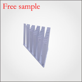 Square aluminum cold forging pin fin heatsink for led street light 50w