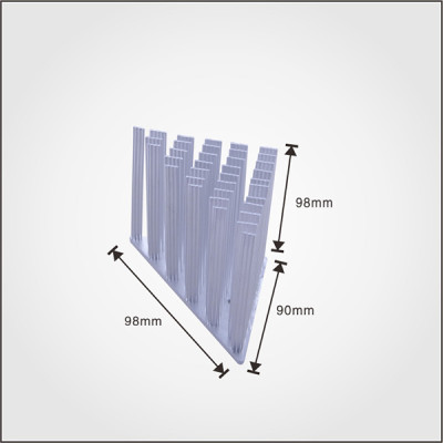 LED anodizing round aluminum cold forging pin fins heatsink LED heat sink