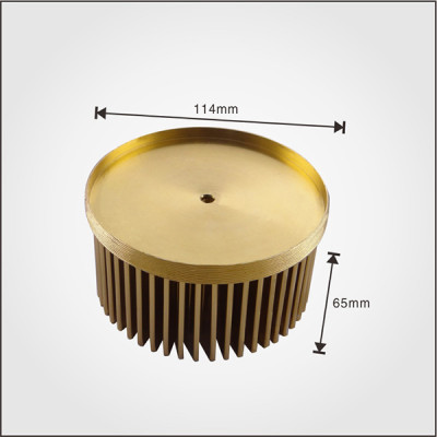 Factory Customized Aluminum Cold Forging Heatsink LED Light Heat Sink