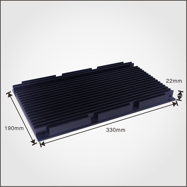 China Dongguan Factory Custom Aluminium Extruded Aluminum Heat Sink