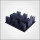 AL6063 material T5 temper Extrusion profile aluminum china heatsink with black anodized