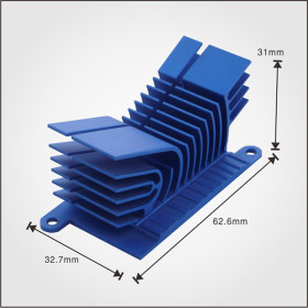 OEM service AL6063 Extrusion aluminum china heat sink