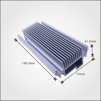 Custom Aluminum Profile Heatsink Extruded Aluminum Heat Sink