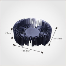 Aluminum extruded china heat sink for cpu with fan