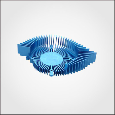 China Factory Aluminum extruded profile heat sink for cpu without fan