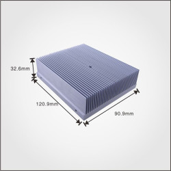 OEM service factory price manufacturer hot selling aluminum profile extruded heatsink