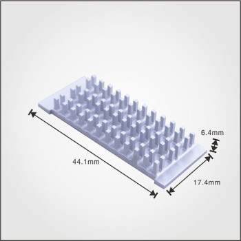 OEM aluminum extruded china mini CNC heat sink for connector