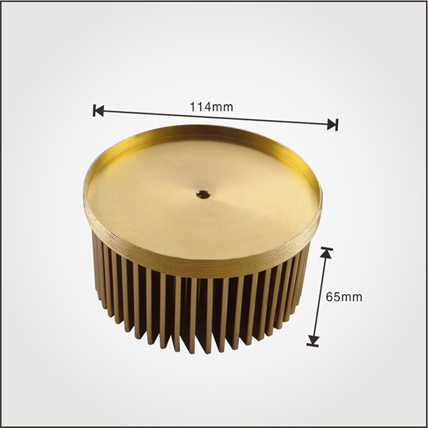 Made in China 110mm LED Pin Fin Heat Sink Cold Forging Heatsink