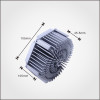 High quality precision CNC machined Aluminum Sunflower heat sink for LED light