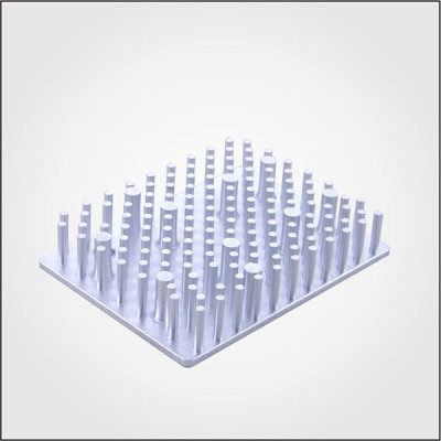 High quality 30 w led heat sink square cold forging pin fin heatsink
