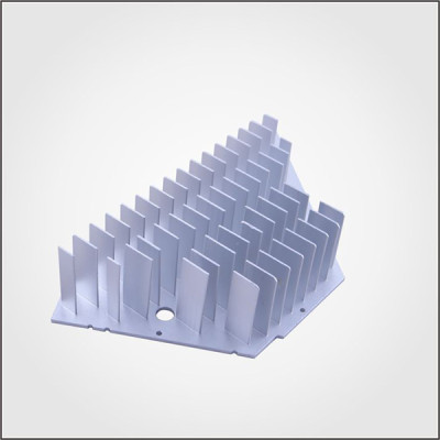 Aluminum 1070 skived fin cold forging heat sink for led light