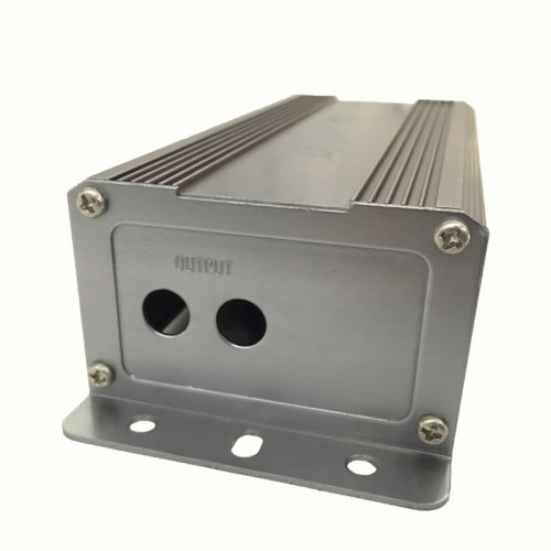 Aluminum Extrusion waterproof amplifier enclosure for electronics heatsink case