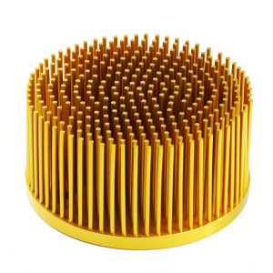 Custom 140mm Aluminum Round LED Cold Forging Pin Fin Heat Sink