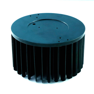 Factory Custom Aluminium Round LED Aluminum Cold Forging Pin Fin Heatsink