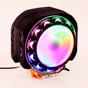 OEM/ODM Custom Copper Aluminum 4 Heatpipe RGB CPU Cooler with Dual Fans for Intel & AMD - Wholesale & Distributor Opportunities Available