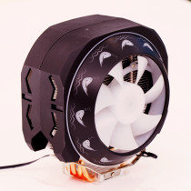 OEM/ODM Custom Copper Aluminum 4 Heatpipe RGB CPU Cooler with Dual Fans for Intel & AMD - Wholesale & Distributor Opportunities Available